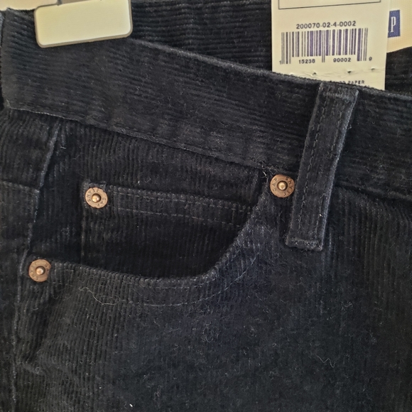 NEW GAP Black Corduroy Jeans Size 2 - Picture 9 of 13
